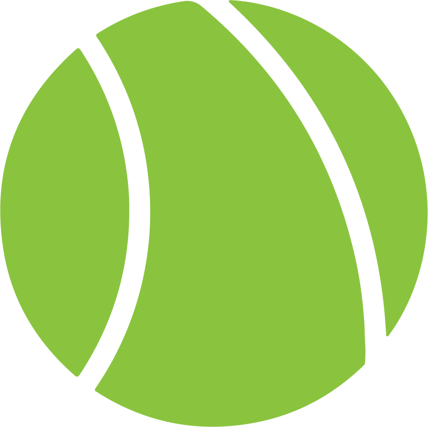 tennis ball logo.